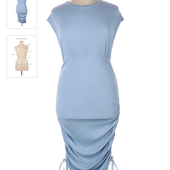 Dresses & Skirts - Light Blue midi Dress